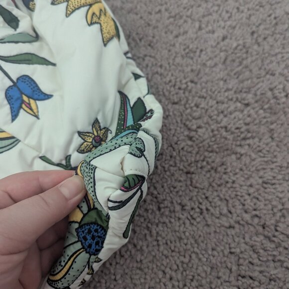 Tory Burch Zoe Quilted Tie Bag in Ivory Floral - Picture 14 of 15